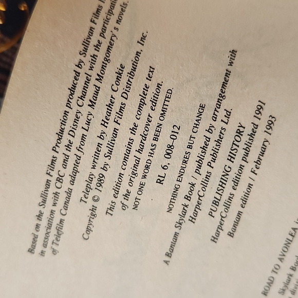 Vintage Road to Avonlea Books - Picture 10 of 10